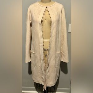 Cactus + Pearl Faux Suede Jacket with pretty detail Size S